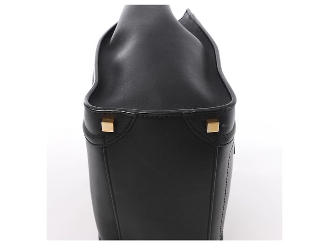 Céline Bolso de mano Celine Luggage Micro de piel en negro - vista 9