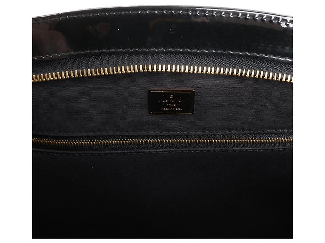 Bolso de mano Louis Vuitton Brea MM en cuero Vernis Negro - vista 12