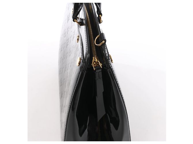 Bolso de mano Louis Vuitton Brea MM en cuero Vernis Negro - vista 4