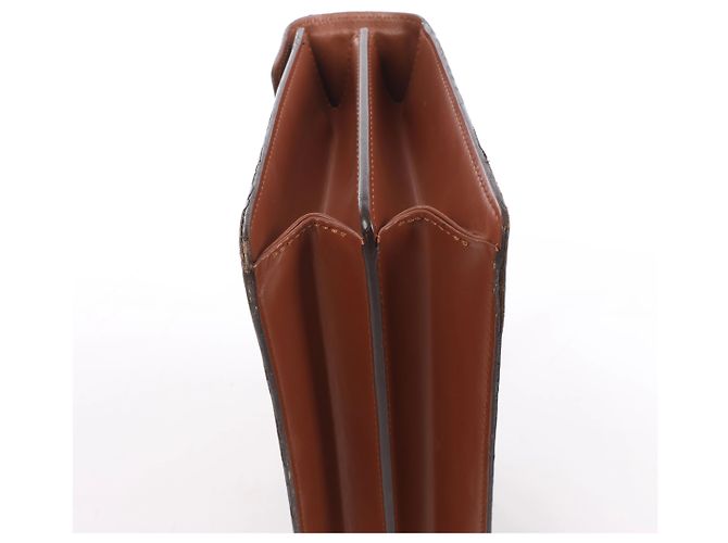 Borsa a mano Louis Vuitton Concorde Monogram in marrone Rosso - vista 10
