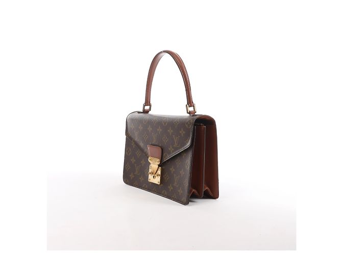 Borsa a mano Louis Vuitton Concorde Monogram in marrone Rosso - vista 2