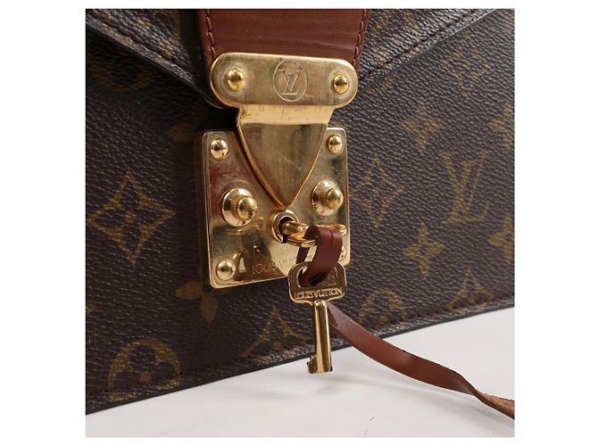 Borsa a mano Louis Vuitton Concorde Monogram in marrone Rosso - vista 7