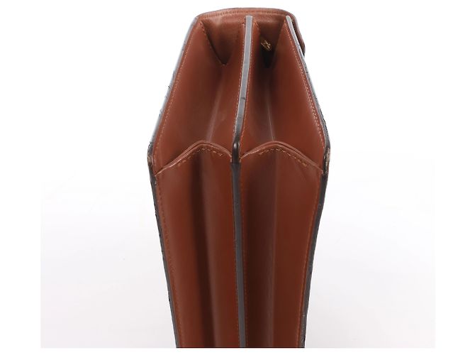 Borsa a mano Louis Vuitton Concorde Monogram in marrone Rosso - vista 9