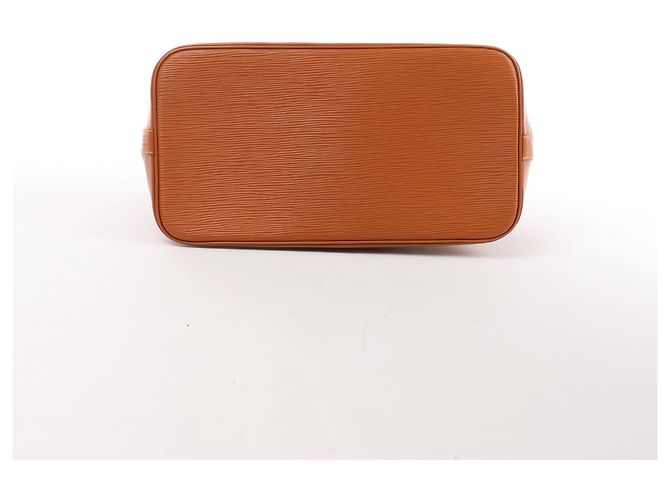 Bolsa de mão 2Way Louis Vuitton Alma PM em couro Epi Marrom - vista 10