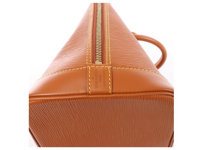 Bolsa de mão 2Way Louis Vuitton Alma PM em couro Epi Marrom - vista 13