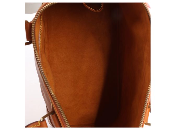 Bolsa de mão 2Way Louis Vuitton Alma PM em couro Epi Marrom - vista 14