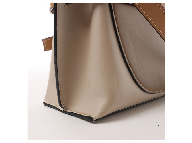 Loewe Gate Mini Leder 2Way Handtasche in Beige - Ansicht 10