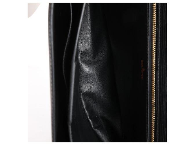 Mala de mão e pasta Louis Vuitton Serviette Ambassadeur em couro Epi preto - vista 10