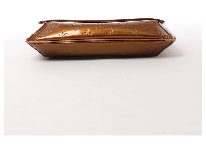 Borsa a tracolla Louis Vuitton Thompson Street in pelle Vernis marrone - vista 7