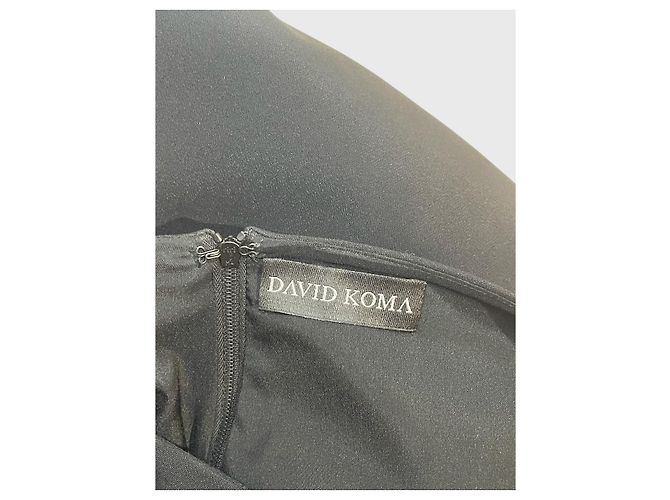 Falda David Koma negra T.36 Negro - vista 4