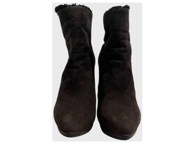 Botines Aquazzura marrón T.38 Castaño - vista 2