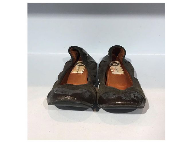 Ballerine Lanvin marroni T.36,5 Marrone - vista 2