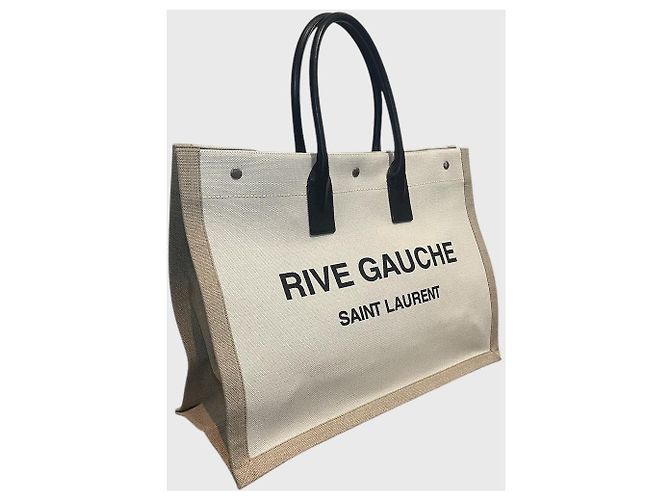 Autre Marque Sac Saint Laurent cabas Rive Gauche Beige - vue 2
