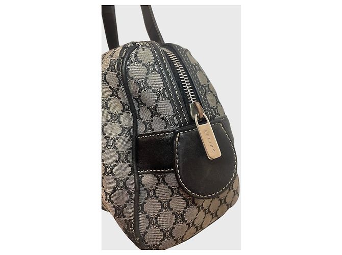 Triomphe Céline Bolsa Celine vintage preta Preto - vista 7