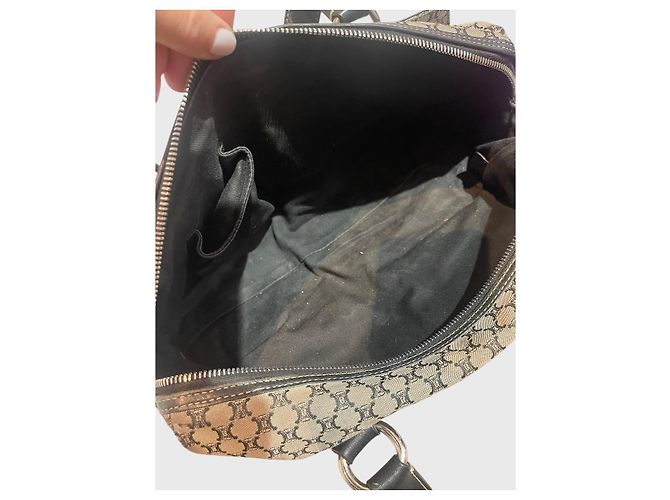 Triomphe Céline Bolsa Celine vintage preta Preto - vista 9