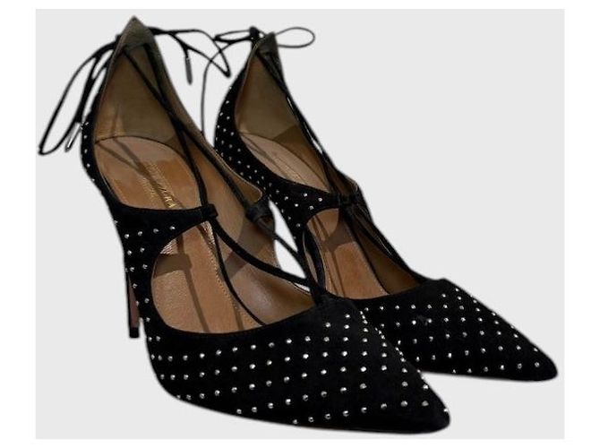 Décolleté Aquazzura nere T.38 Nero - vista 2