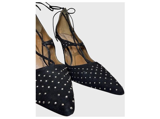 Décolleté Aquazzura nere T.38 Nero - vista 3