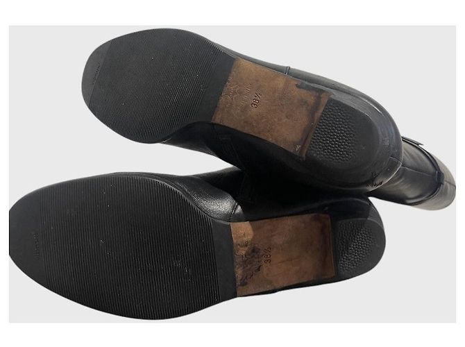 Stivali Jimmy Choo neri T.38,5 Nero - vista 4