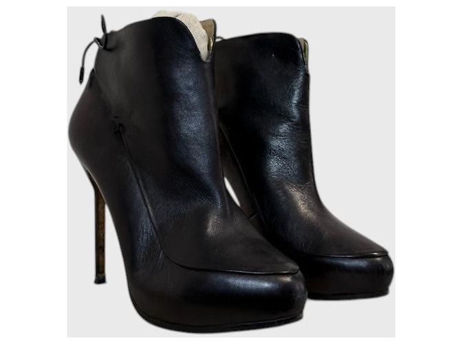 Botines Aquazzura negros T.38,5 - vista 2