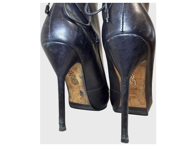 Botines Aquazzura negros T.38,5 - vista 5