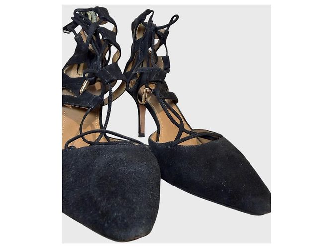 Décolleté Aquazzura neri T.38 Nero - vista 3