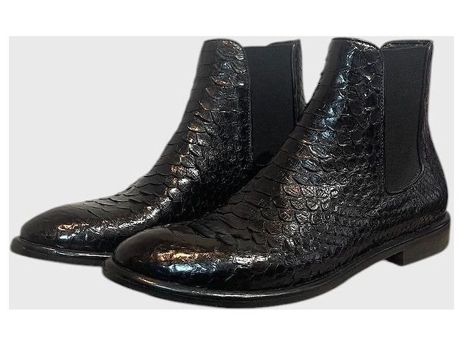 Autre Marque Stivaletti La Bottega neri T.37,5 Nero - vista 3