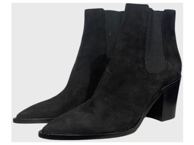 Botines Gianvito Rossi negros T.38 - vista 3