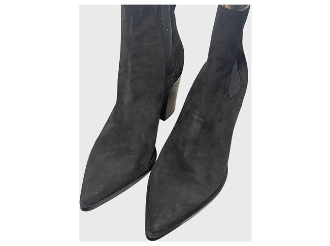 Botines Gianvito Rossi negros T.38 - vista 6