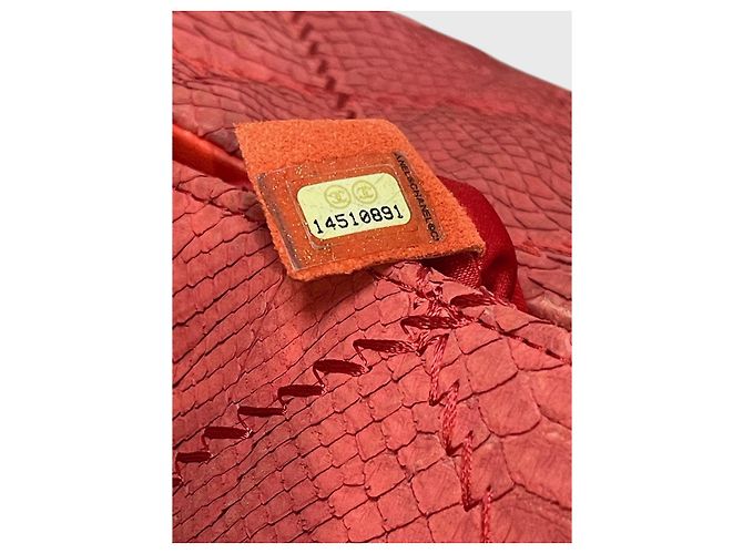Sac Chanel python rouge - vue 12