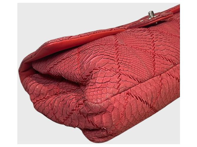 Sac Chanel python rouge - vue 8