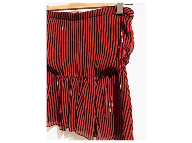 Isabel Marant Etoile Top Isabel Marant rosso T.38 - vista 2