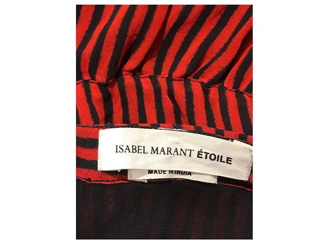 Isabel Marant Etoile Top Isabel Marant rosso T.38 - vista 4