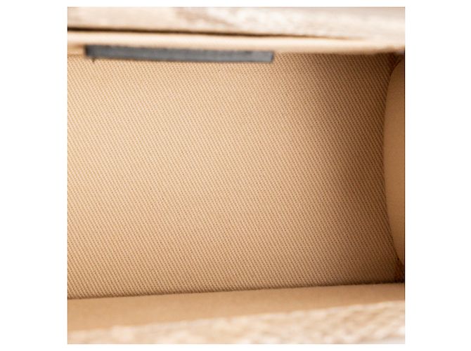 JACQUEMUS - Bolsa de ombro Chiquito médio Jacquemus em couro com efeito piton Cinza - vista 8