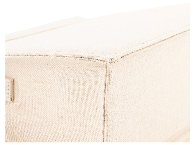 JACQUEMUS - Borsa a tracolla Le Grand Chiquito Jacquemus in lino beige - vista 7