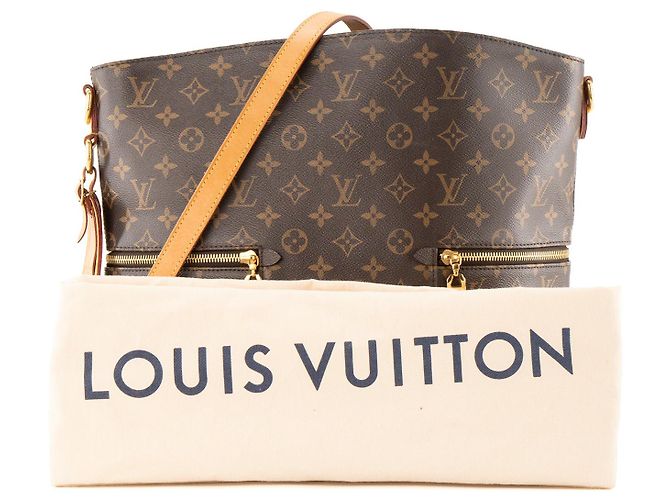 LOUIS VUITTON - Borsa a tracolla Mélie Louis Vuitton in tela monogram coated canvas Marrone - vista 10