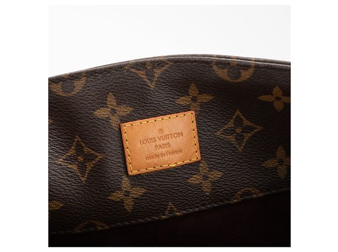 LOUIS VUITTON - Borsa a tracolla Mélie Louis Vuitton in tela monogram coated canvas Marrone - vista 8