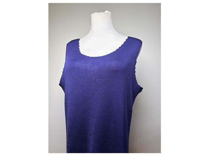 Abito senza maniche Vintage Issey Miyake Viola S Porpora - vista 12