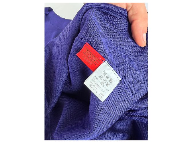 Abito senza maniche Vintage Issey Miyake Viola S Porpora - vista 8