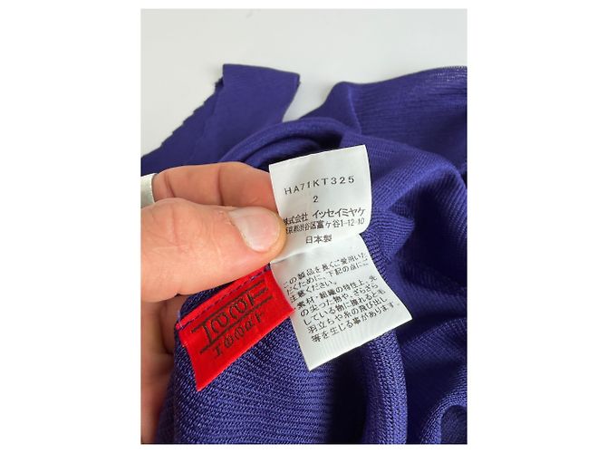 Abito senza maniche Vintage Issey Miyake Viola S Porpora - vista 9