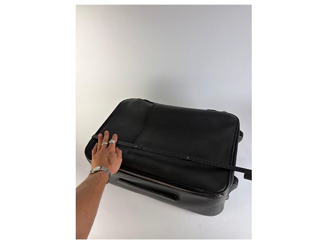 Vintage Louis Vuitton Taiga Rollkoffer 2002 Schwarz - Ansicht 14
