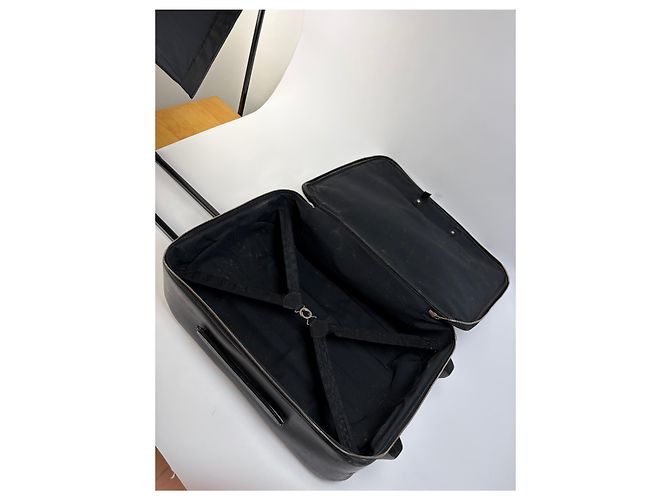 Vintage Louis Vuitton Taiga Rollkoffer 2002 Schwarz - Ansicht 3