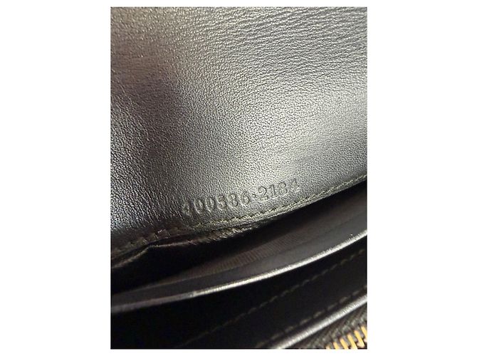 Vintage Gucci Python-Effect Bifold Wallet c. 2000s Tan Black Camel - view 5