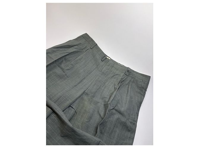 Abito vintage Givenchy da uomo, doppiopetto, grigio chiaro a righe, M - vista 11
