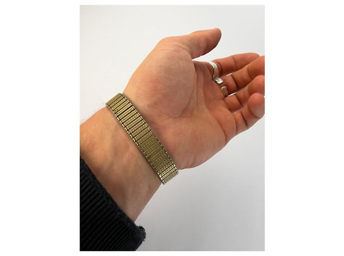 Orologio bracciale Vintage Givenchy da donna c. fine anni '80 Gold White D'oro - vista 8