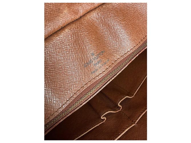 Vintage Louis Vuitton Monogram Canvas Strukturierte Aktentasche 2005 Brown Braun - Ansicht 4