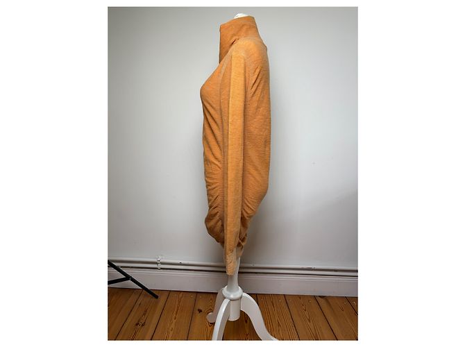 Top a maniche lunghe Vintage Issey Miyake Rust Orange S - vista 2