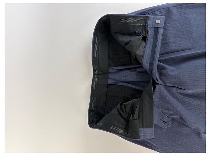 Completo Givenchy Vintage da uomo azzurro, fodera blu scuro M Blu navy - vista 13