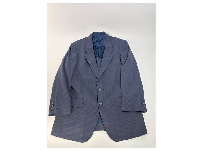 Completo Givenchy Vintage da uomo azzurro, fodera blu scuro M Blu navy - vista 3