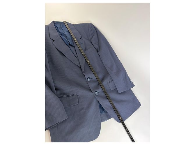 Completo Givenchy Vintage da uomo azzurro, fodera blu scuro M Blu navy - vista 4