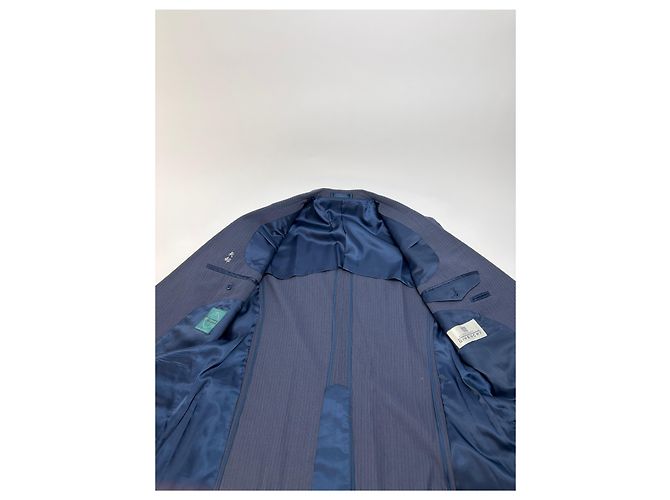 Completo Givenchy Vintage da uomo azzurro, fodera blu scuro M Blu navy - vista 6